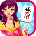 mahjong pretty manga girls android application logo